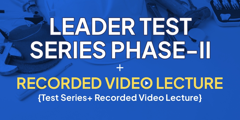 Leader Test Series and Video recorded 2025-26
